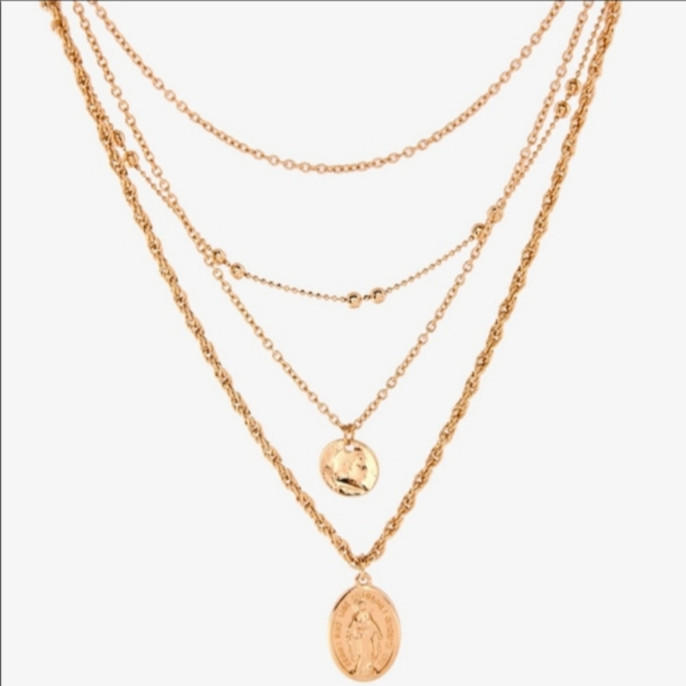 8 Other Reasons Hail Mary layer necklace